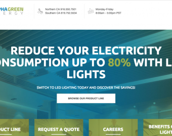 Alpha Green Energy Website Project