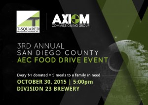 3rd Annual AEC Food Drive | San Diego Food Bank