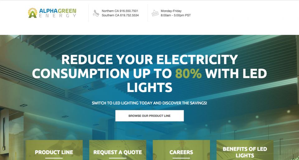 Alpha Green Energy Website Project