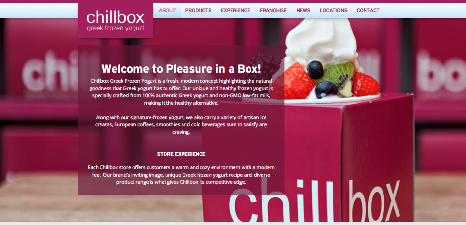 Chillbox Greek Frozen Yogurt - LoudMouth Strategies Branding